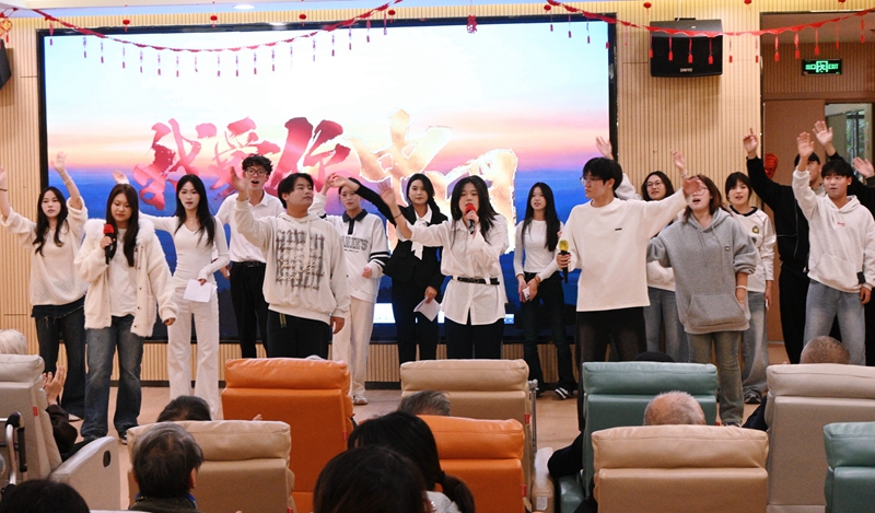 青春暖夕陽，藝術潤心田——我校組織大學生志愿者開展養老院志愿服務暨文化藝術交流活動